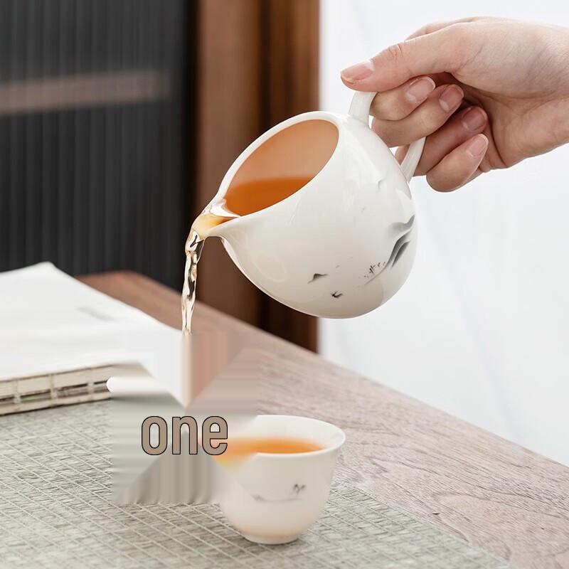 White Jade Porcelain Gongfu Tea Set
