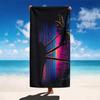 Tropical Neon Palm Beach Towel Unisex Lightweight Absorbent for Swimming Pool Yoga Diving Bath Travel Gift Multiple Sizes