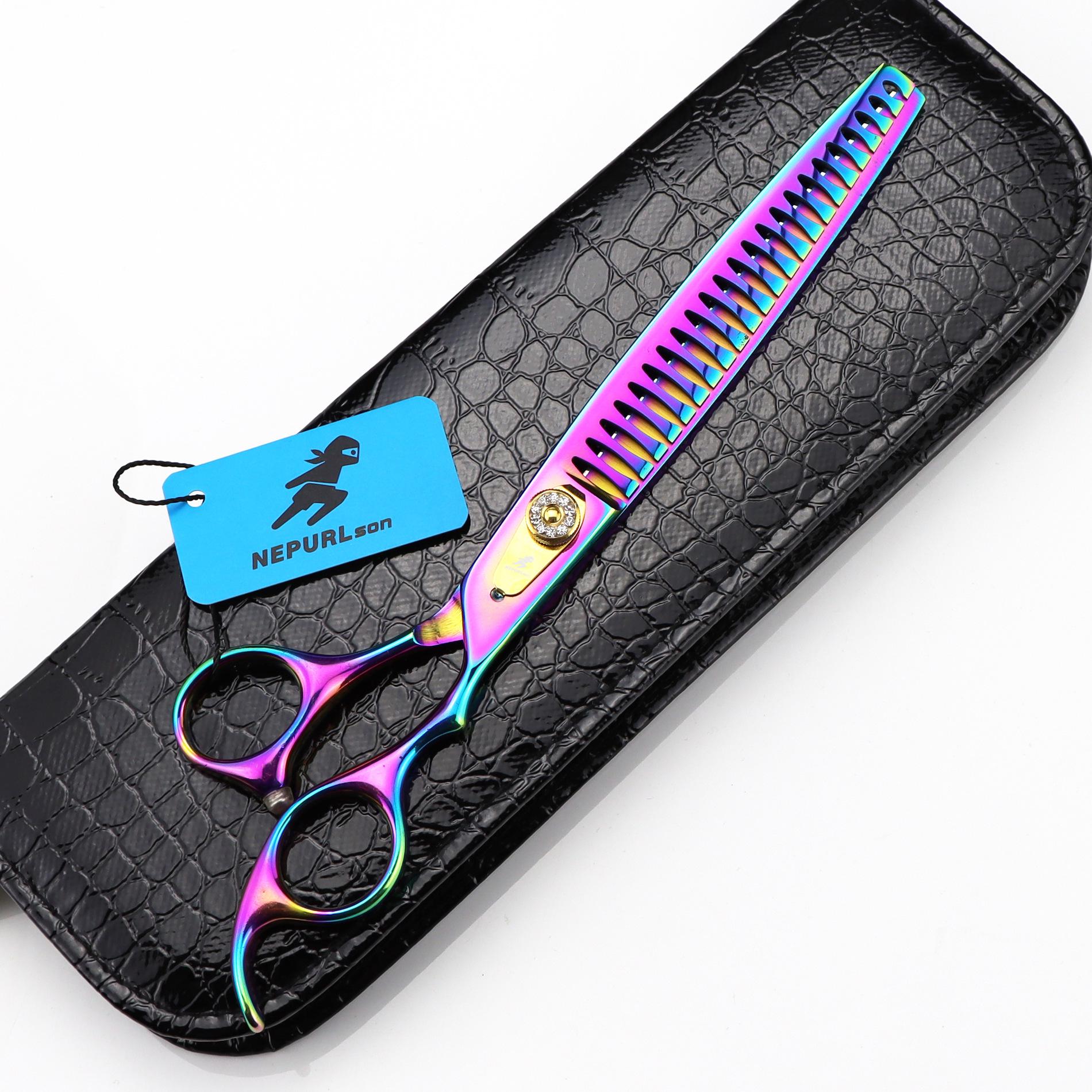 8.0 Gem Color Pet Grooming Thinning Shears