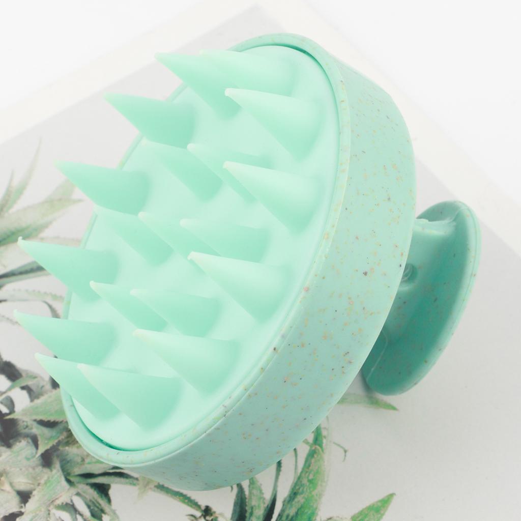 Silicone Shampoo Scalp Hair Massager Head Body Scalp Massage Brush Scalp Massage Brush Comb Magic Handle Brush Spa Massage Brush