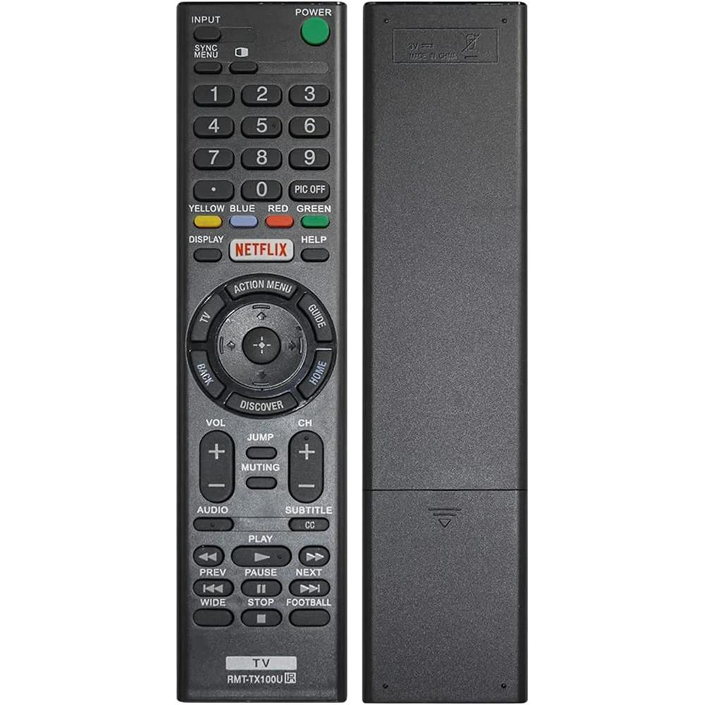 

RMT-TX100U Универсальный пульт дистанционного управления для Sony-TV-Remote для всех телевизоров Sony Bravia LCD LED HD Smart TV с кнопками Netflix
