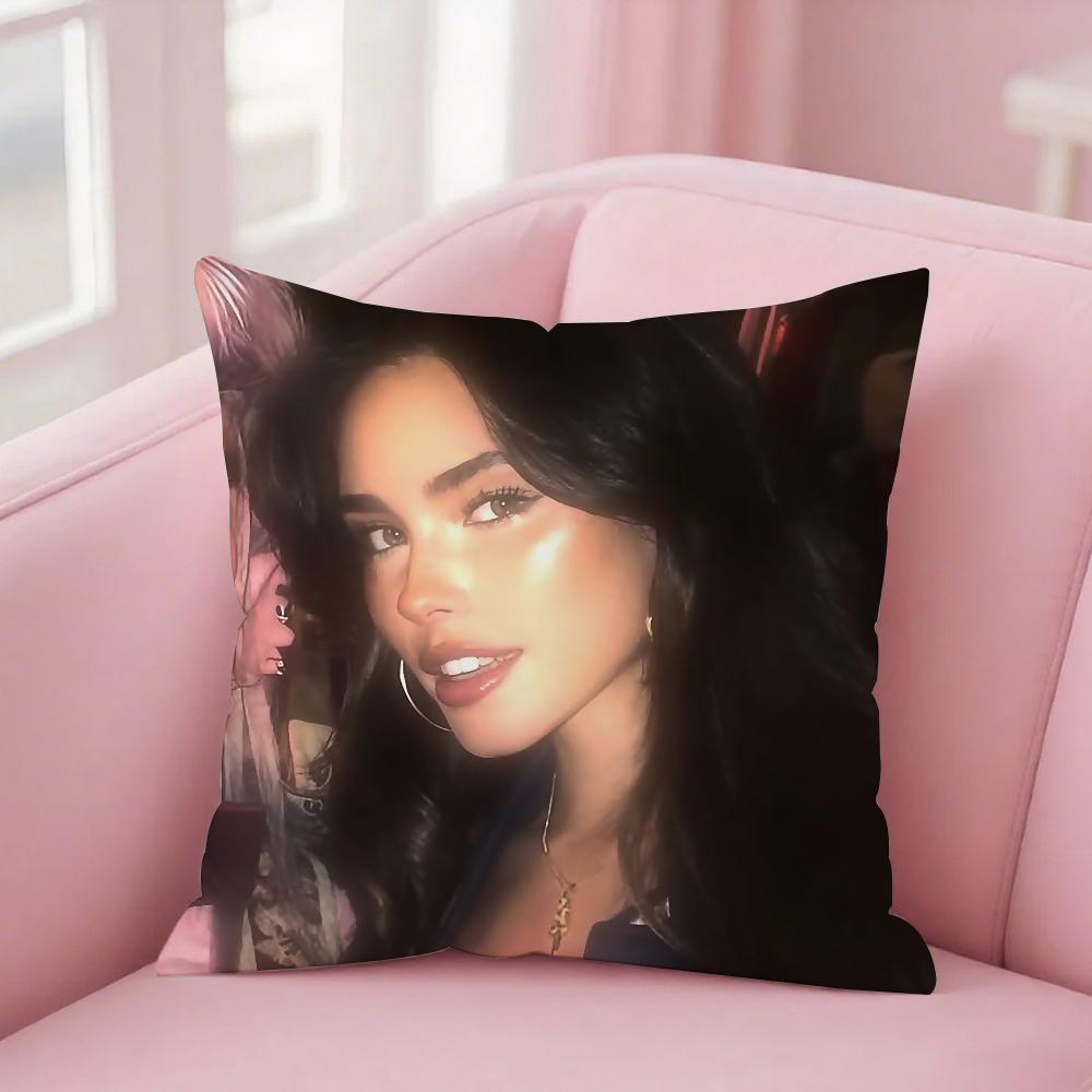 Singer Madison Beer Pillow Case Cover Square Sofa With Pillow Case For Home Use 12x12Inch