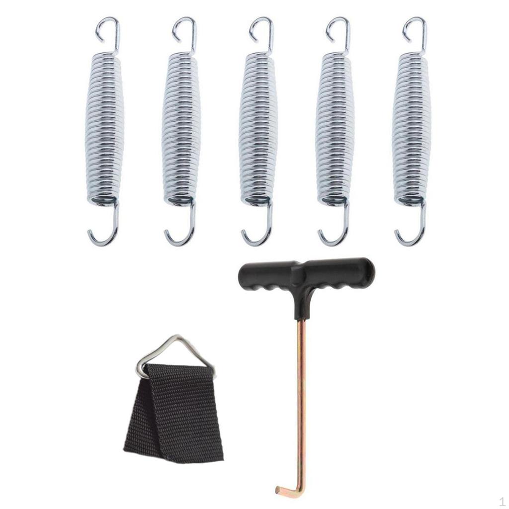 Příslušenství na pružiny trampolíny s hákem pro venkovní použití