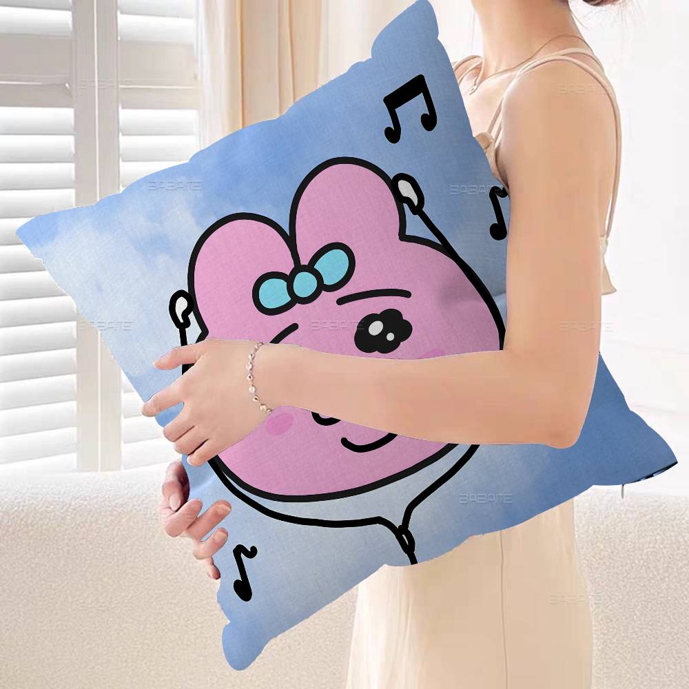 Popular Character O-Opanchu U-Usagi Pillow Gift Home Office Decoration Bedroom Sofa Car Cushion Cover case 45x45