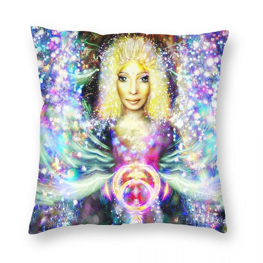 Guardian Of The Holy Grail Pillowcase Polyester Linen Velvet Printed Zip Decor Pillow Case Car Cushion Cover x