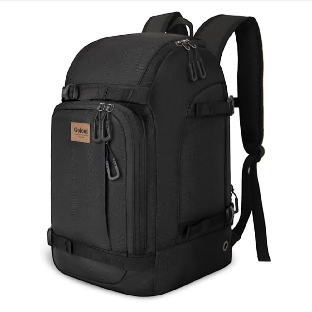 50L Ski Boot Bag Large Capacity Waterproof Ski Bag Versatile Adjustable Travel Backpack for Helmet Ski Shoes Goggles