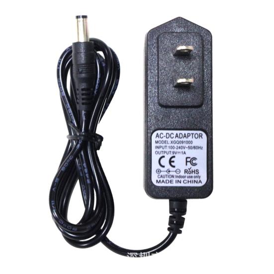 Effects Power Adapter Solid Universal 9V DC 1A (1000mA) Guitar Pedal Power Supply Adapter with 6-in-1 Topology Cable for Musical Instrument