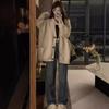 Soft Waxy Lazy Wind Sweater Cardigan Women's Spring and Autumn New High-end V-neck Thin Knitted Coat