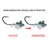 Anti-Snag Soft Fish Lead Head Lure Hooks with 30g, 35g, 45g Weights