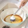 Pot Brush Hanging Hole Design Deep Cleaning Kitchen Brush Universal Rotating Head Multi-Use Pan Cleaning Brush