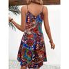 Vestido camisero con estampado de cachemira, vestido informal sin mangas para primavera y verano, ropa de mujer