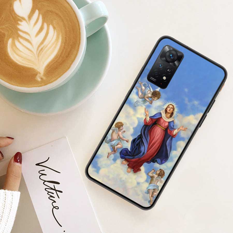 Virgin De Guadalupe Virgen Mary Phone Case For Redmi Note 14 13 Pro 5G Plus 12 12C 10 10A 10C 9 9A 9C 9T 8 8A K60 K70 Pro Xiaomi