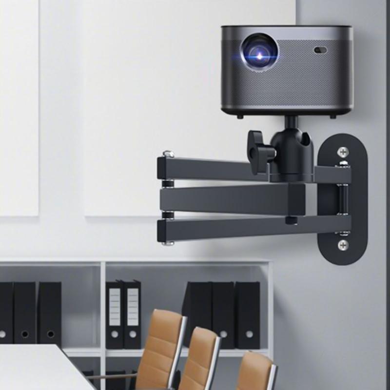 Adjustable Ceiling and Wall Projector Bracket Holder with Integrated Joint for Easy Angle Setting