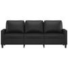 VidaXL 3-Seater Sofa, Living Room Sofa with Armrests and Back Cushions, Indoor Living Room Furniture, 359142