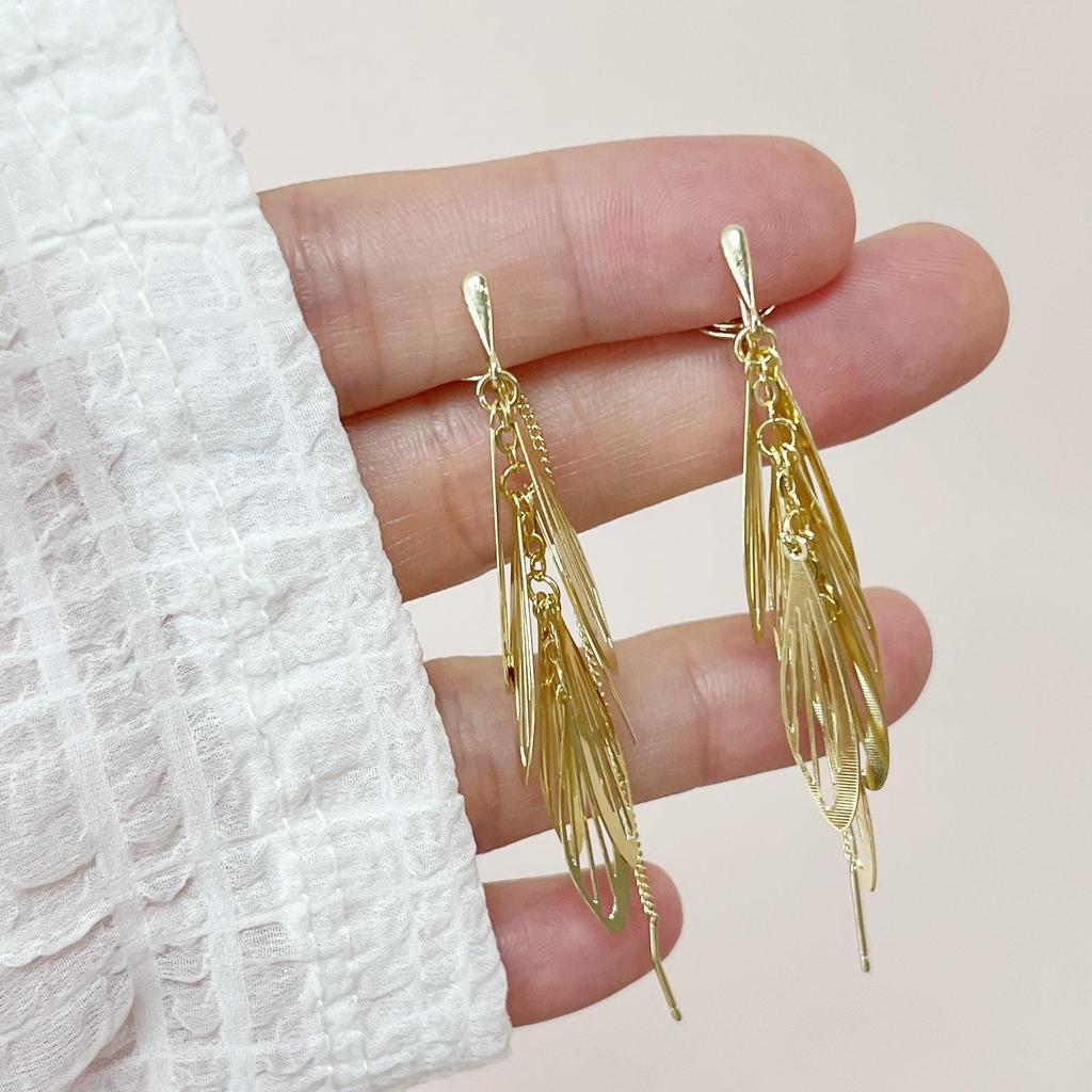 Kamelie Mückenspirale Halter Perlenblume Retro Ohrclips Ohrringe - Kein Piercing erforderlich