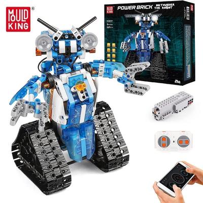 MOULD KING 15059 Teknik Oyuncaklar APP ve RC Motorlu Robot Led Parça Modeli Akıllı Yapı Taşları Çocuklara Noel Hediyesi