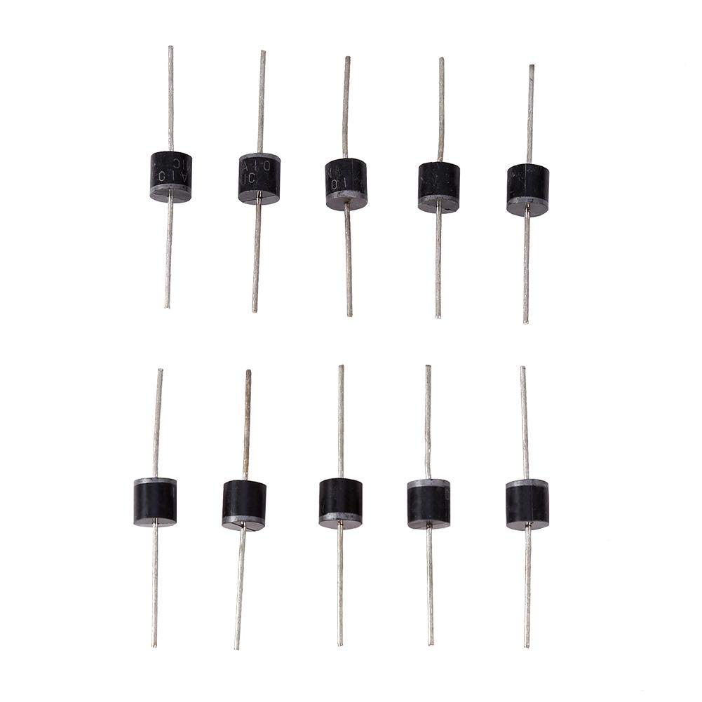 50pcs 10A 10A 10 Voltage Axial Rectifier Diode Set 10A 1000V 10a Rectifier Diode