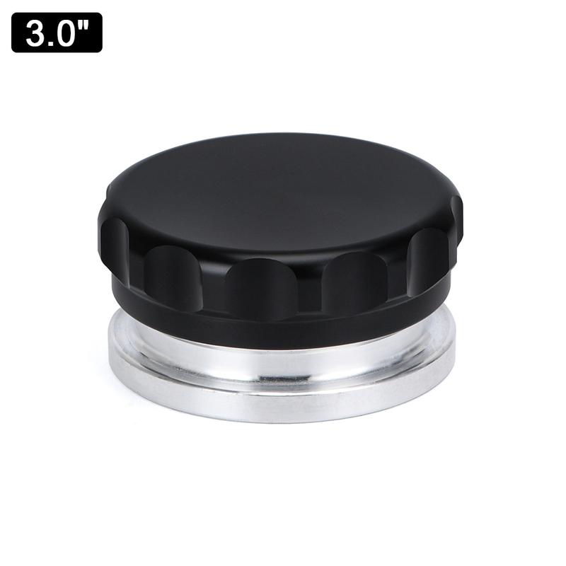 3,0"/76mm 2,5"/63,5mm 2"/50,8mm 1,5" 38mm Aluminiumlegering Svejseblok Påfyldningsstuds Og Låg Olie Brændstof Vandtank Sort