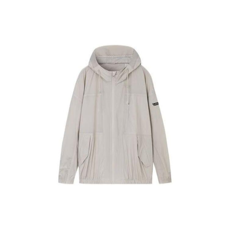 

Anta Champion Series однотонная мужская куртка с капюшоном на молнии, верхняя одежда, черная 152320613-1