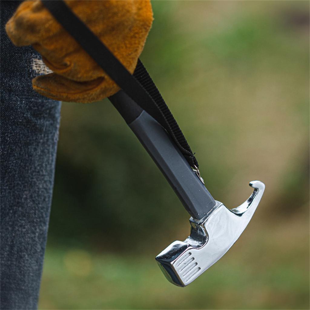 Carbon Steel Tent Hammer With Ergonomic Handle And Lightweight Design For Outdoor Camping
