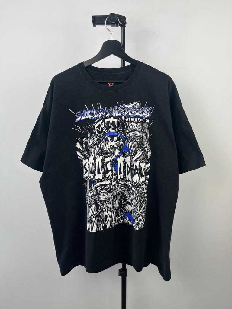 Vintage Suicidal Tendencies "Get Your Fight On" Metal Band Skull T-shirt XXL Unisex T-Shirt