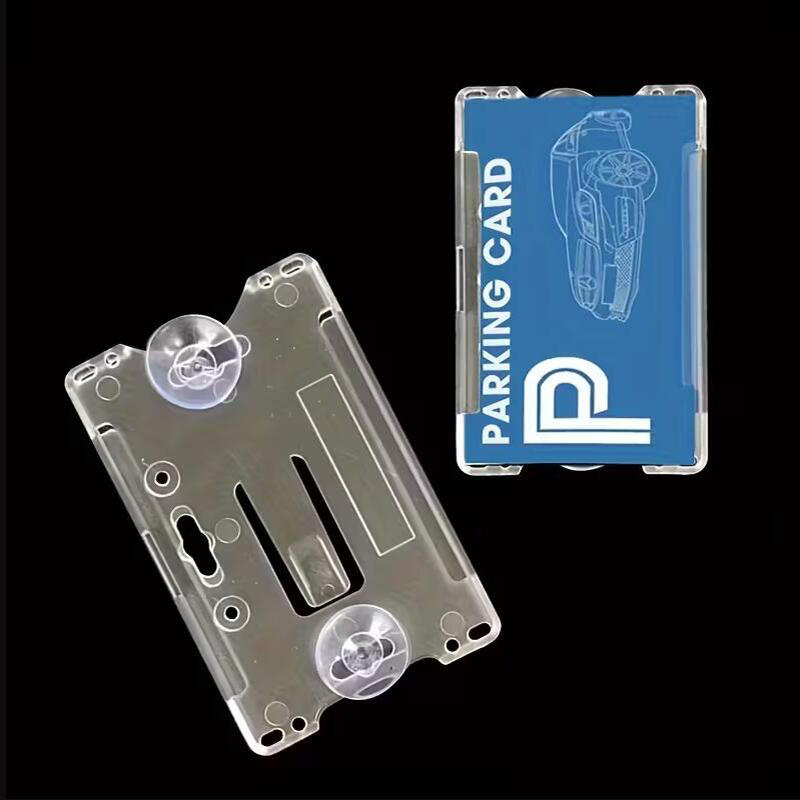 5 BUC Suport Card cu Ventuză Design Transparent Montat pe Parbriz Accesoriu Depozitare Cărți de Vizită Pentru Interiorul Mașinii