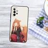 Anime S-Spice and Wolf Phone Case For Samsung Galaxy A73,31,32,72,41,53,52,71,22,5G,Note,J7,8,9 Soft Black Cover