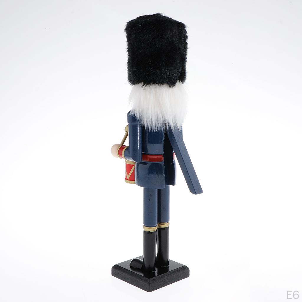 30cm Holzsoldat Nussknacker auf Ständer - Neuheit Weihnachtsdekoration Heimdeko Geschenke