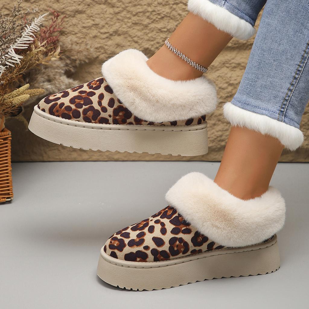 Fashion Winter Women Slippers Fashion Fluffy Fuzzy House Slippers Memory Foam Plush Shoes for Women Indoor Non-slip Cotton Slides Women