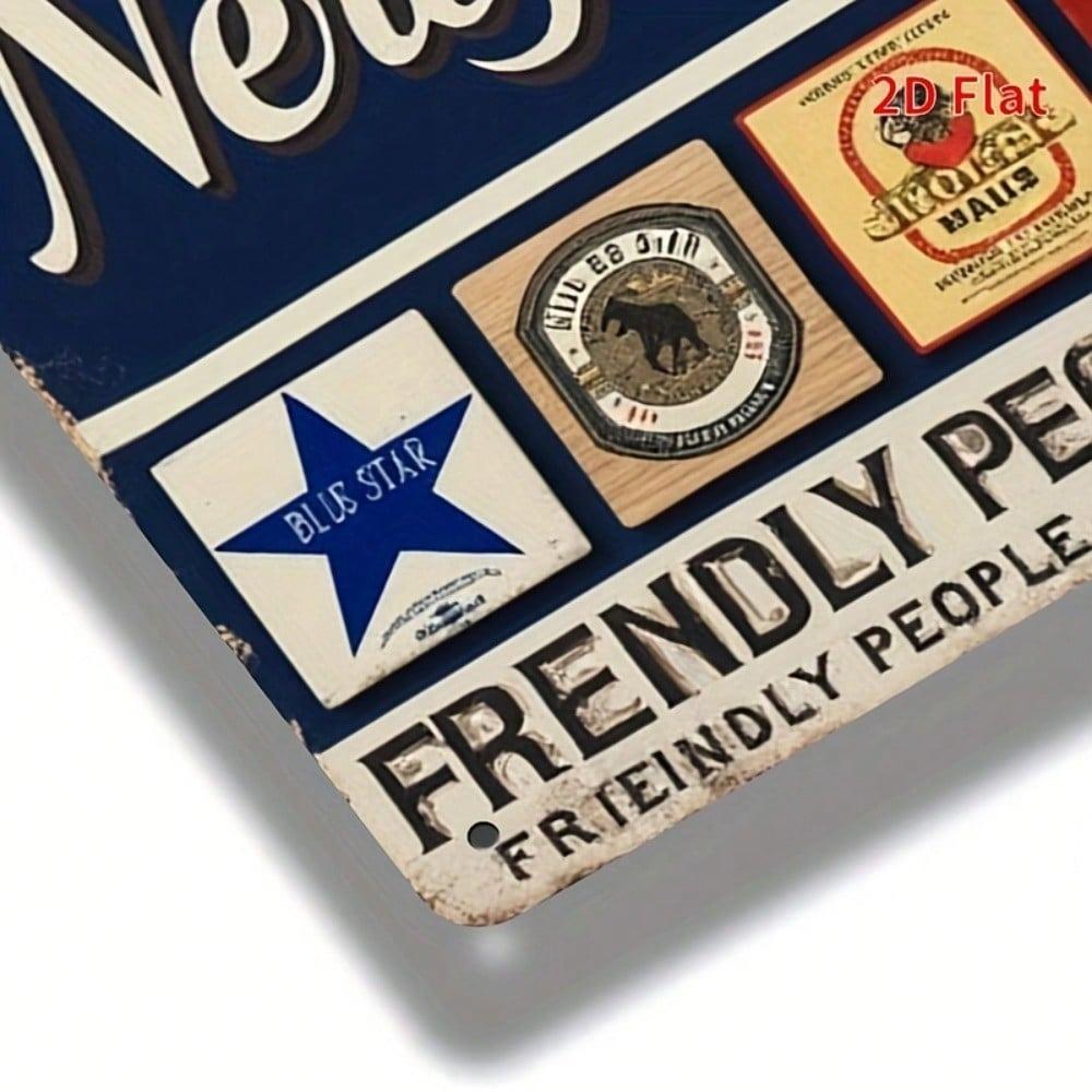 Newfoundland Retro Beer Tin Sign Vintage Metal Wall Art 20x30 Inch Man Cave Pub Cafe Decor