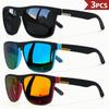 3 Piece Set  Fashionable Men's and Women's Sunglasses Classic Retro Design Suitable for Various Occasions