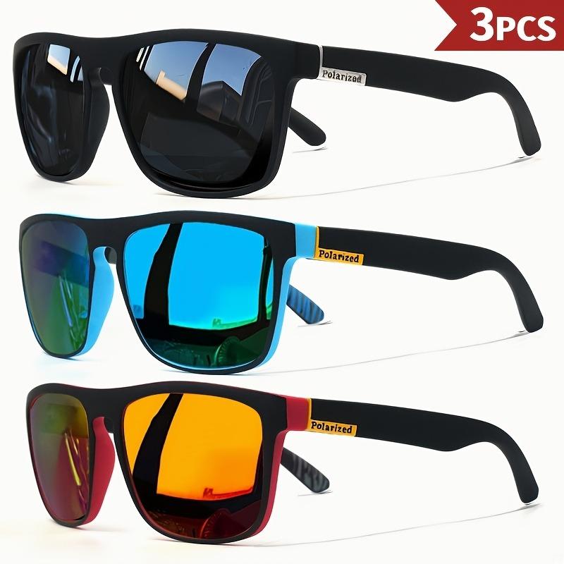 3 Piece Set Fashionable Men's and Women's Sunglasses Classic Retro Design Suitable for Various Occasions