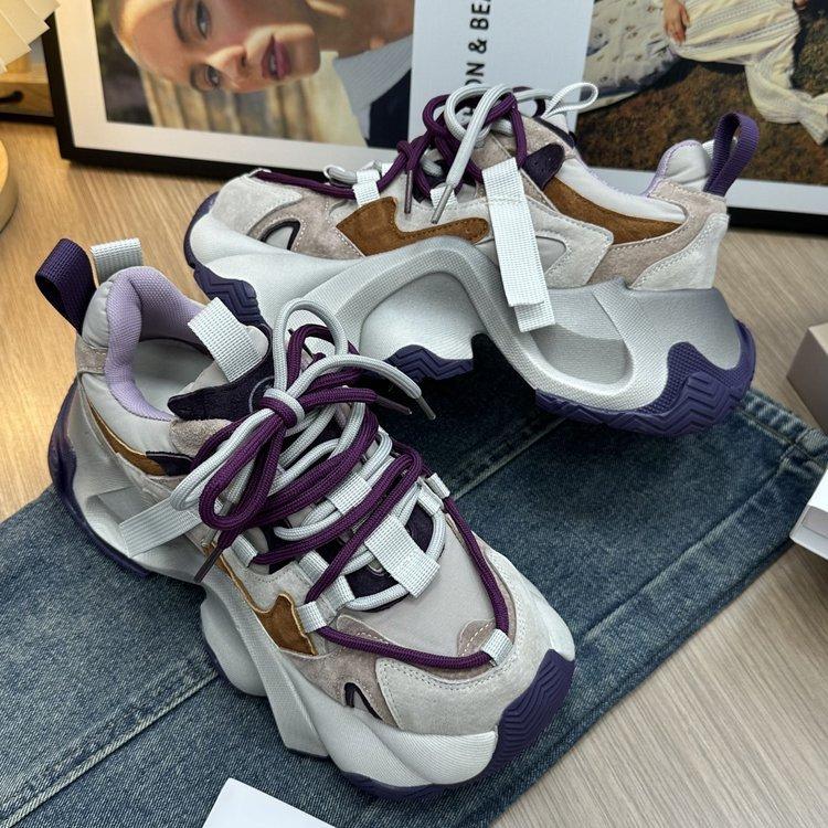 Classic Women's Thick Bottom Height Increasing Casual Sneakers Soft Bottom Comfortable Sports Running Shoes Zapatos para mujeres