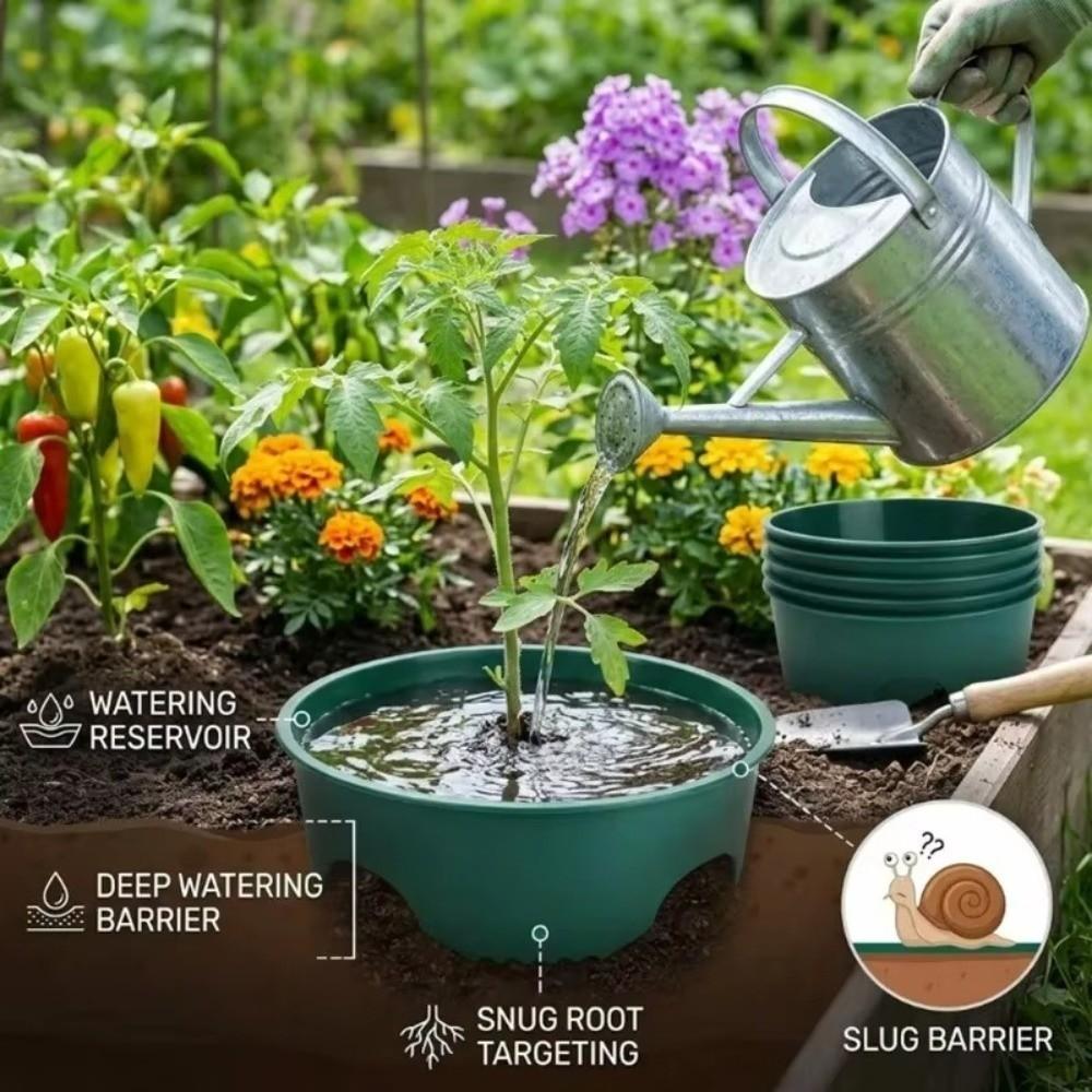 Verhindert Bodenerosion Blumenbeete Randschutz Tiefbewässerung Pflanzenstützringe Garten