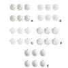 6 Pcs Foam Ball Ornament White Xmas Ball Hanging Decoration for Home Wedding Party 7.2cm