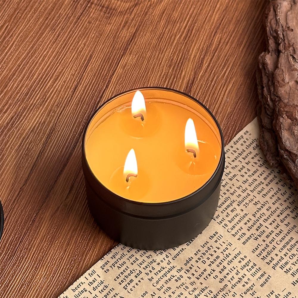 1/2/3Pcs Emergency Candle 36 Hour 3 Wick Long Lasting Beeswax Survival Candle with Aroma for Home/Camping/Fishing