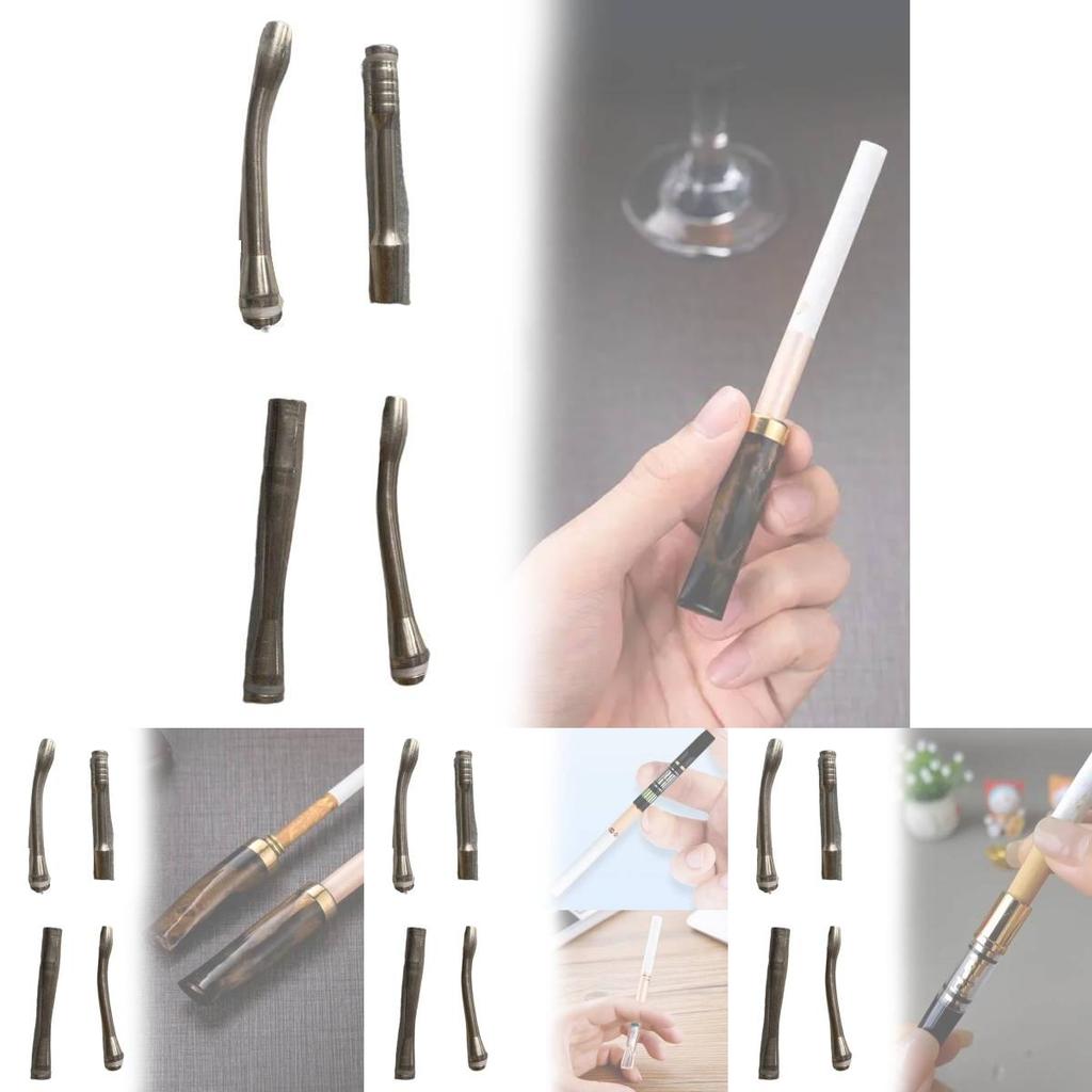 Metal Cigarette Filter With Loop Cleaning Core For Smoking Accessories