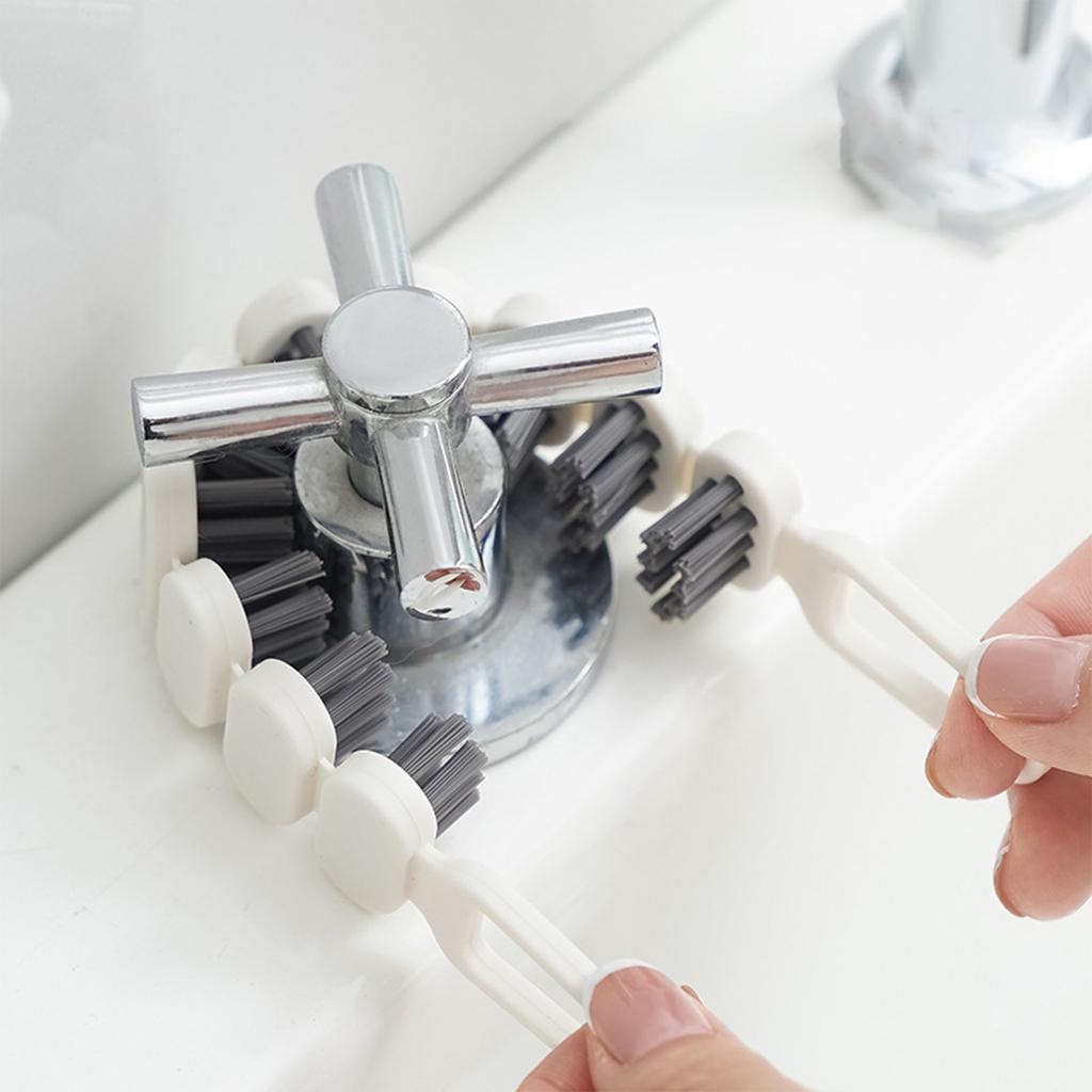 Multifunctional Cleaning Brush,Hard Bristle Crevice Cleaning Brush ,Use To Clean Crevices And Curved Edges, Kitchen Sinks, Faucets, Recesses