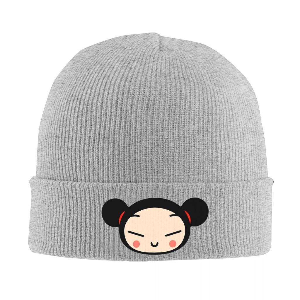 Cartoon Pucca () Warm Knitted Cap Winter Knit Bonnet Hat Skullies Beanies Hip Hop Caps for Unisex