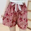 1PC Home Pajamas Lounge Bottom Women Sleep Shorts Cotton 2025 Casual Shorts NEW Floral Printing Plus Size Beach Hot Pants Loose