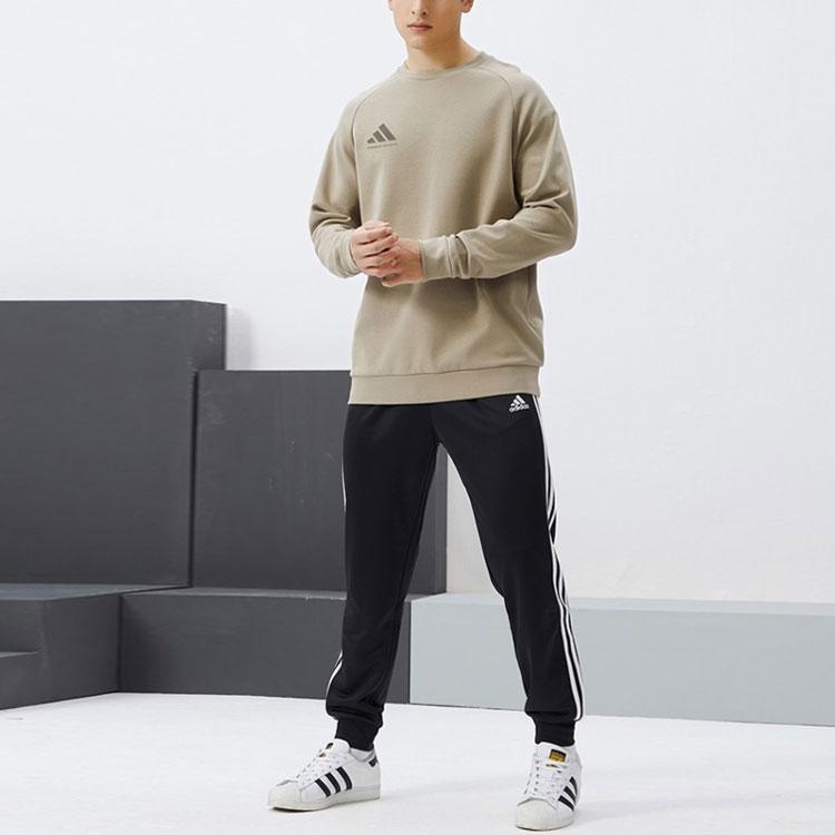 Adidas Logo Sports Casual Crewneck Sweatshirt Unisex Sweatshirt Gray ACLLSPS3CS-GYDG