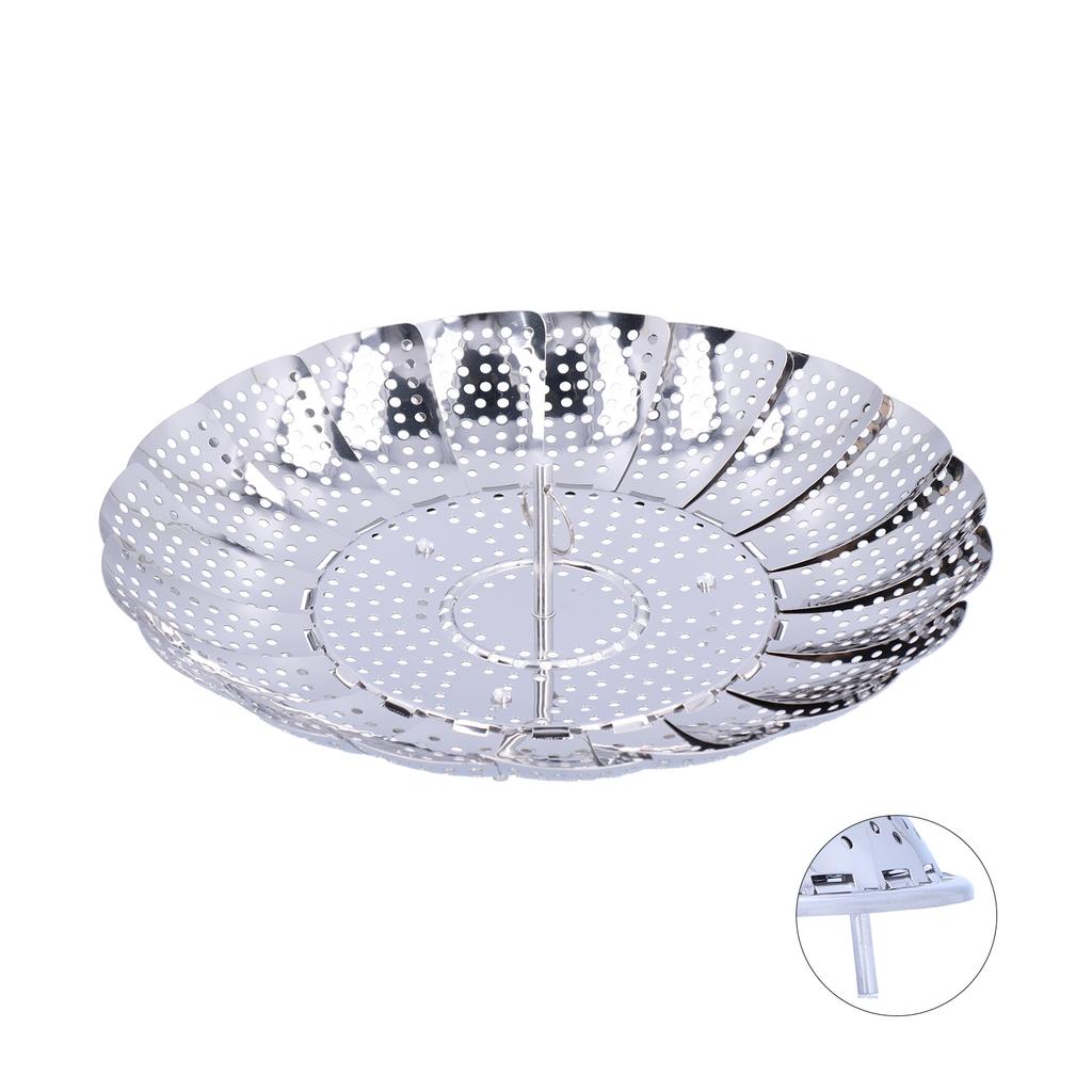 Steam Basket Multifunction Stainless Steel Folding Steam Rack Cookware Kitchen AccessoryXL
