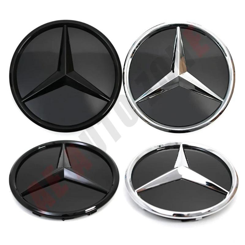 Grelha Frontal Estilo 3D Mais Recente Espelhada Emblema Estrela Cromada Compatível Com Mercedes Benz Classe CLA W118 2020-2023 CLA200 CLA250 CLA35 AMG