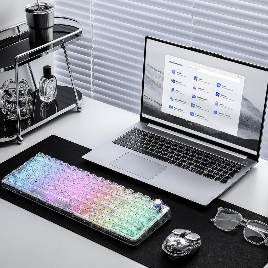 YUNZII X98 Compatible Wireless Mechanical Gaming Keyboard with Transparent Connectivity Lubricated Gasketed RGB Technical Standards Compliance