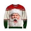 Pánský vánoční svetr s potiskem na límci