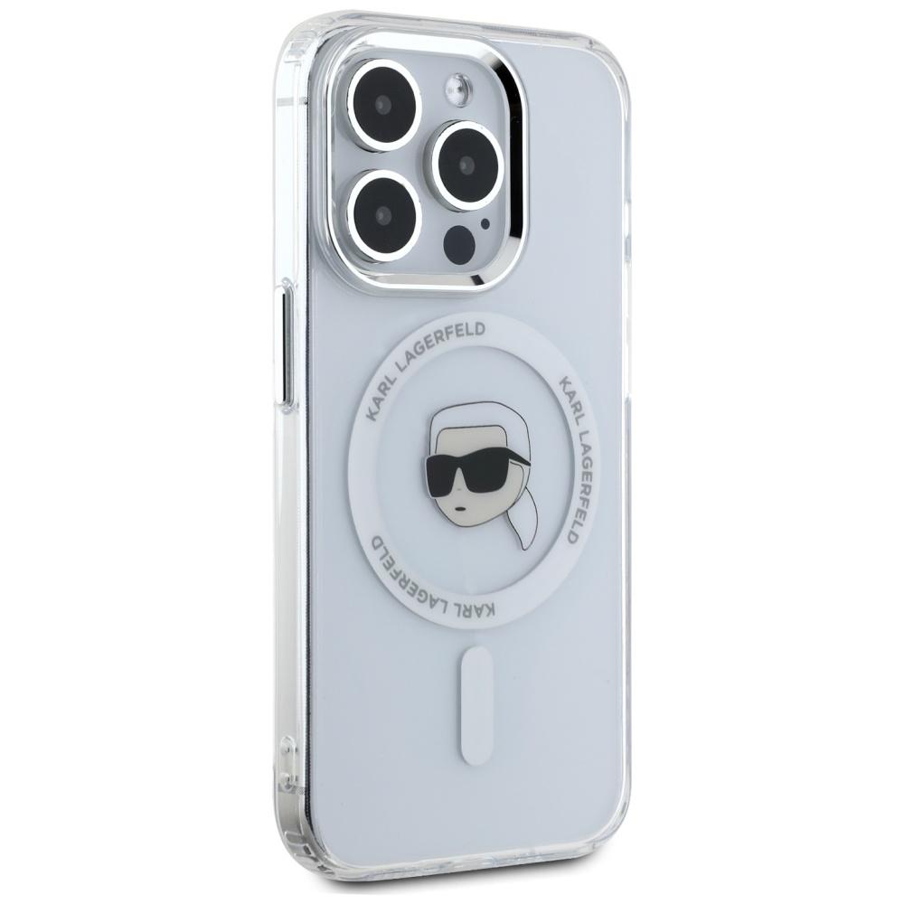 Etui Do iPhone 15 Pro Karl Lagerfeld MagSafe Białe