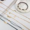 Tocona Bohemia Love Moon Bracelets For Women Charms Bead Gold Star Clear Crystal Stone Letter Rope Jewelry Accessories 6523