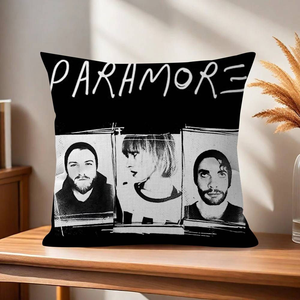 Band paramore logo  Cushion Cover Decorative Pillow Sofa Home Decor case pillow cases