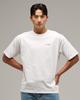 Leibeoko Rock 'N' Roll Lettering Loose Fit Short Sleeve T-Shirt White