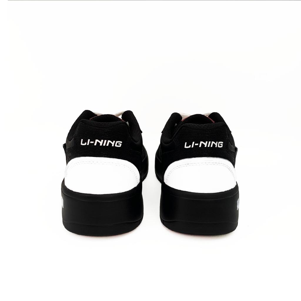 Li Ning Sycee V3 Slip Resistant Abrasion Resistant Balance Low top Skateboard Shoes Men's Black White AGCV107-1(team952-)